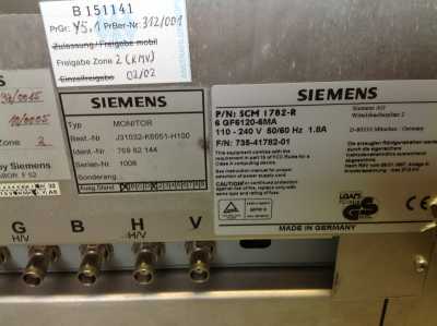 Siemens Monitor für 19" Einbau SCM 1782-R