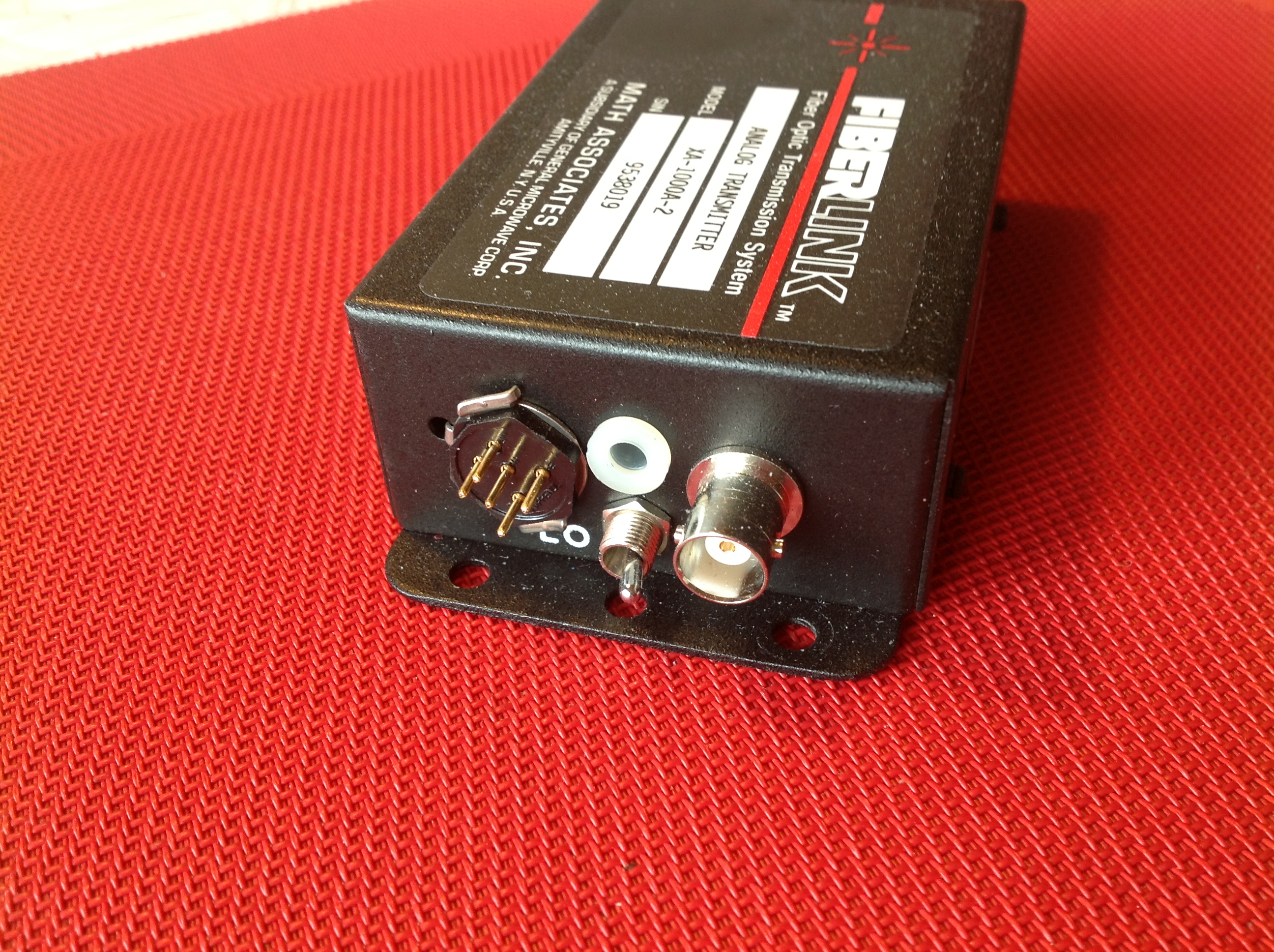 Fiber Link Analog Transmitter Model XA-1000A-2