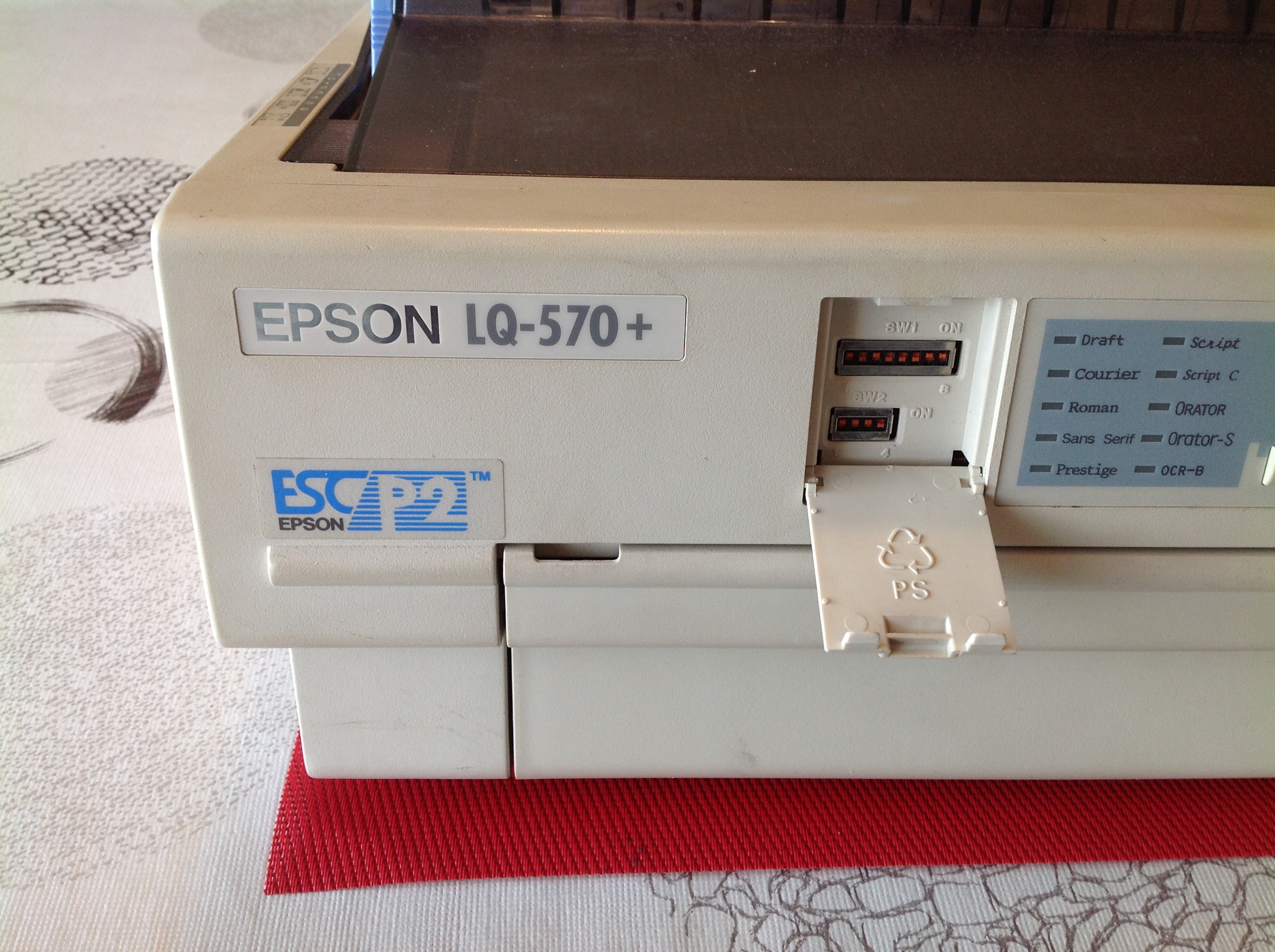 Epson LQ-570 Matrixdrucker, Nadeldrucker mit 24 V - Anschluß