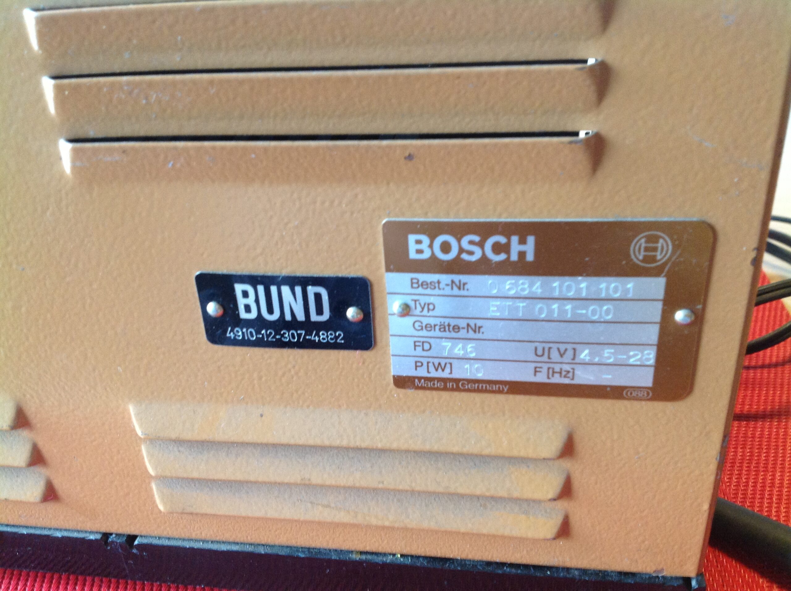 Bosch Volt-Ampere Tester Typ ETT 011-00