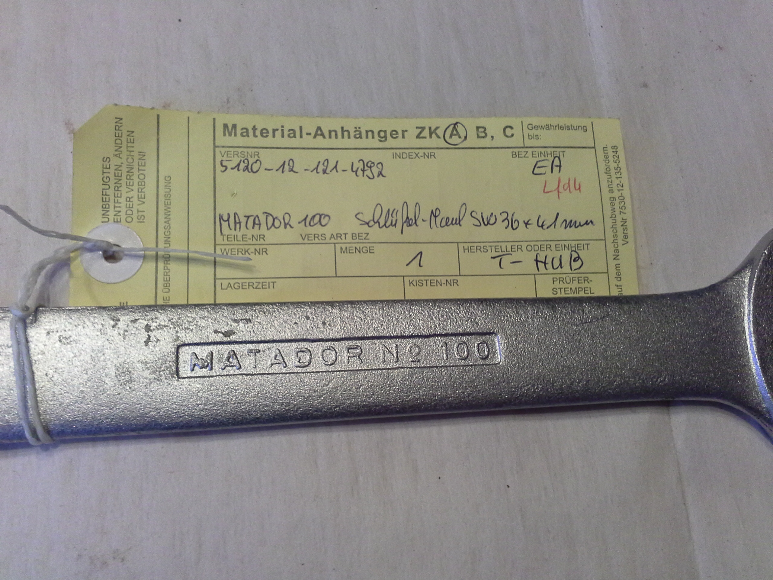 Doppel-Maulschlüssel Matador SW 36/41