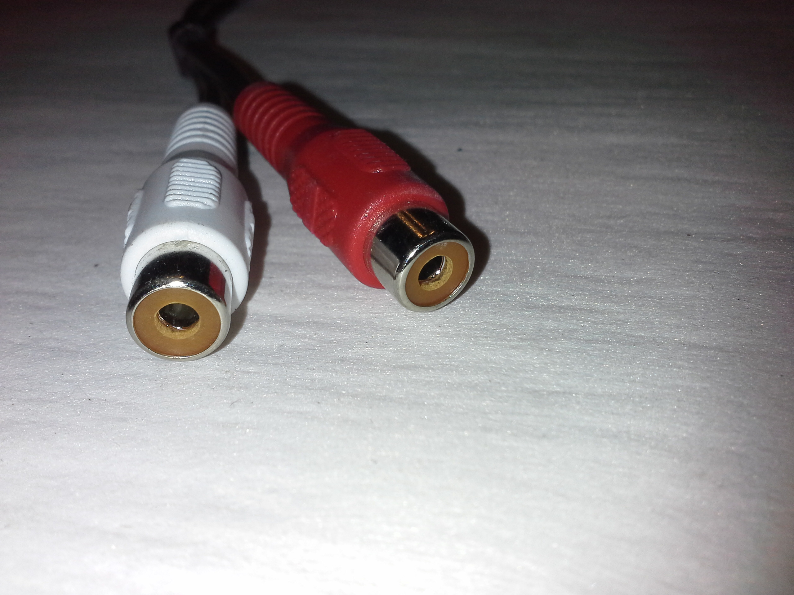 Audio-Videokabel Y-Form - Länge 0,20 m