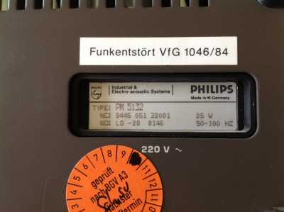 Phillips/Fuke PM 5132 Funktionsgenerator 0,1Hz - 2MHz Laborgerät