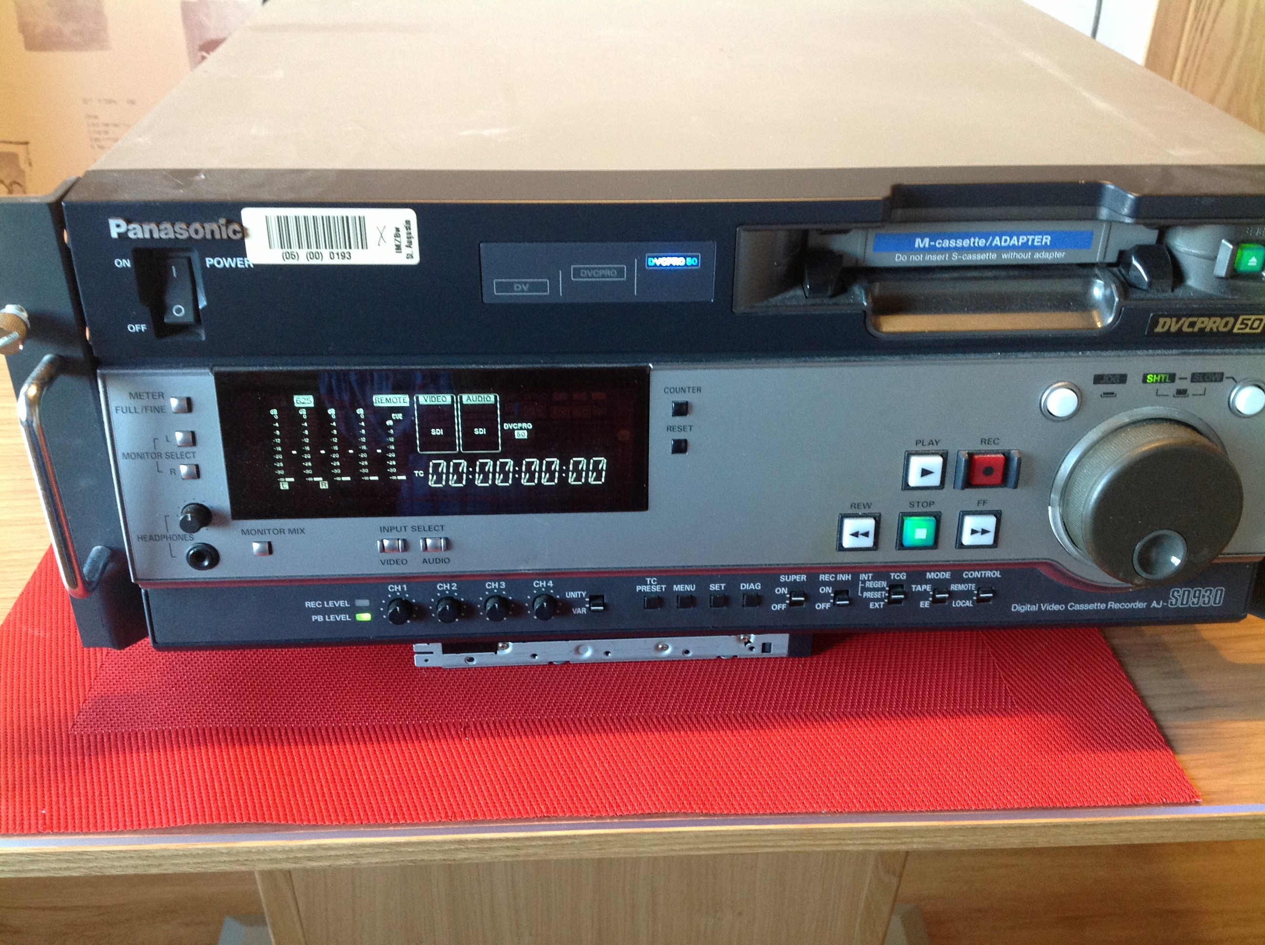 Panasonic DVC PRO 50 Videorecorder mit FireWire (DV) AJ-SD 930 E