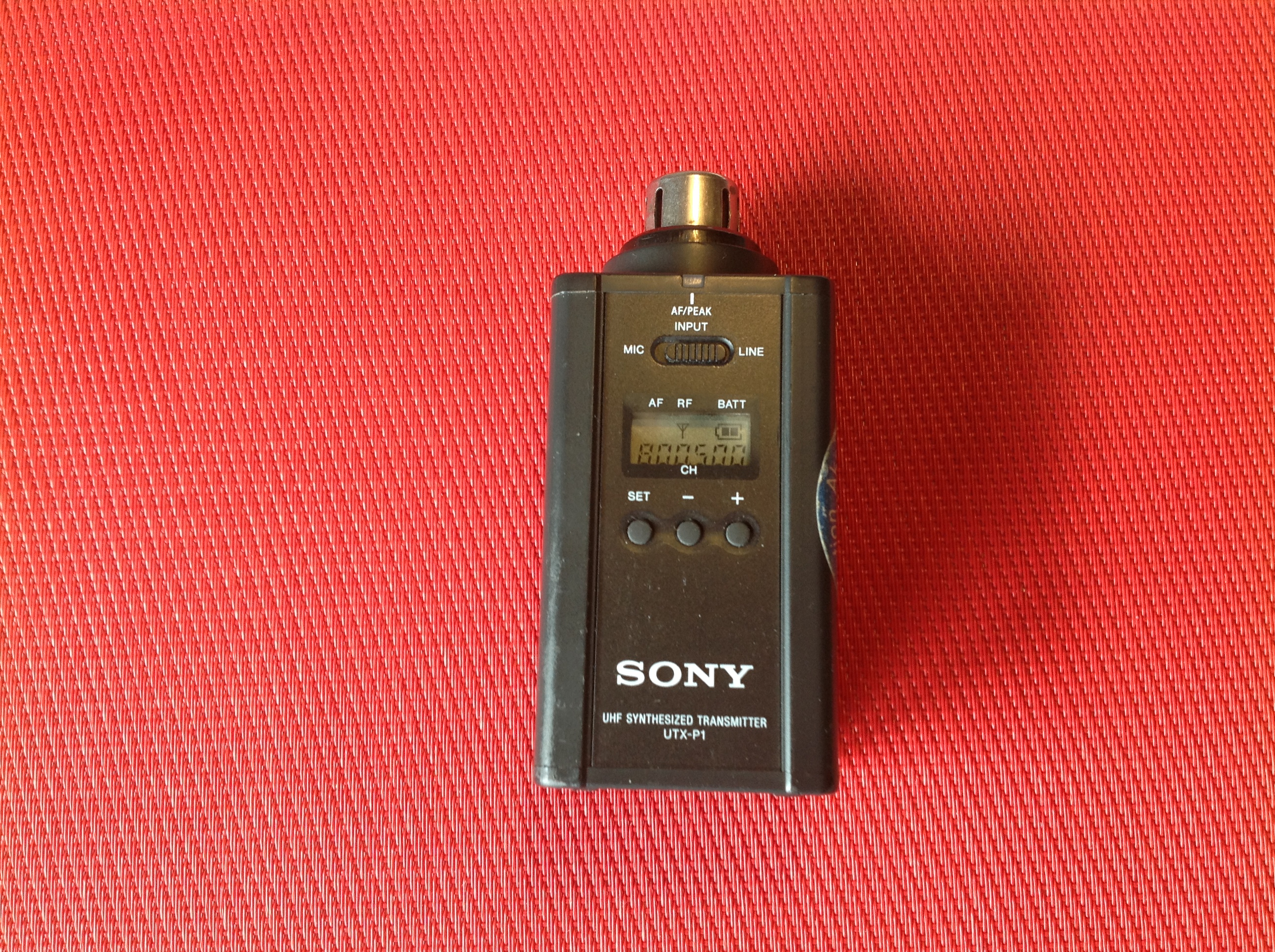 Sony UTX-P1 UHF Synthesized Transmitter