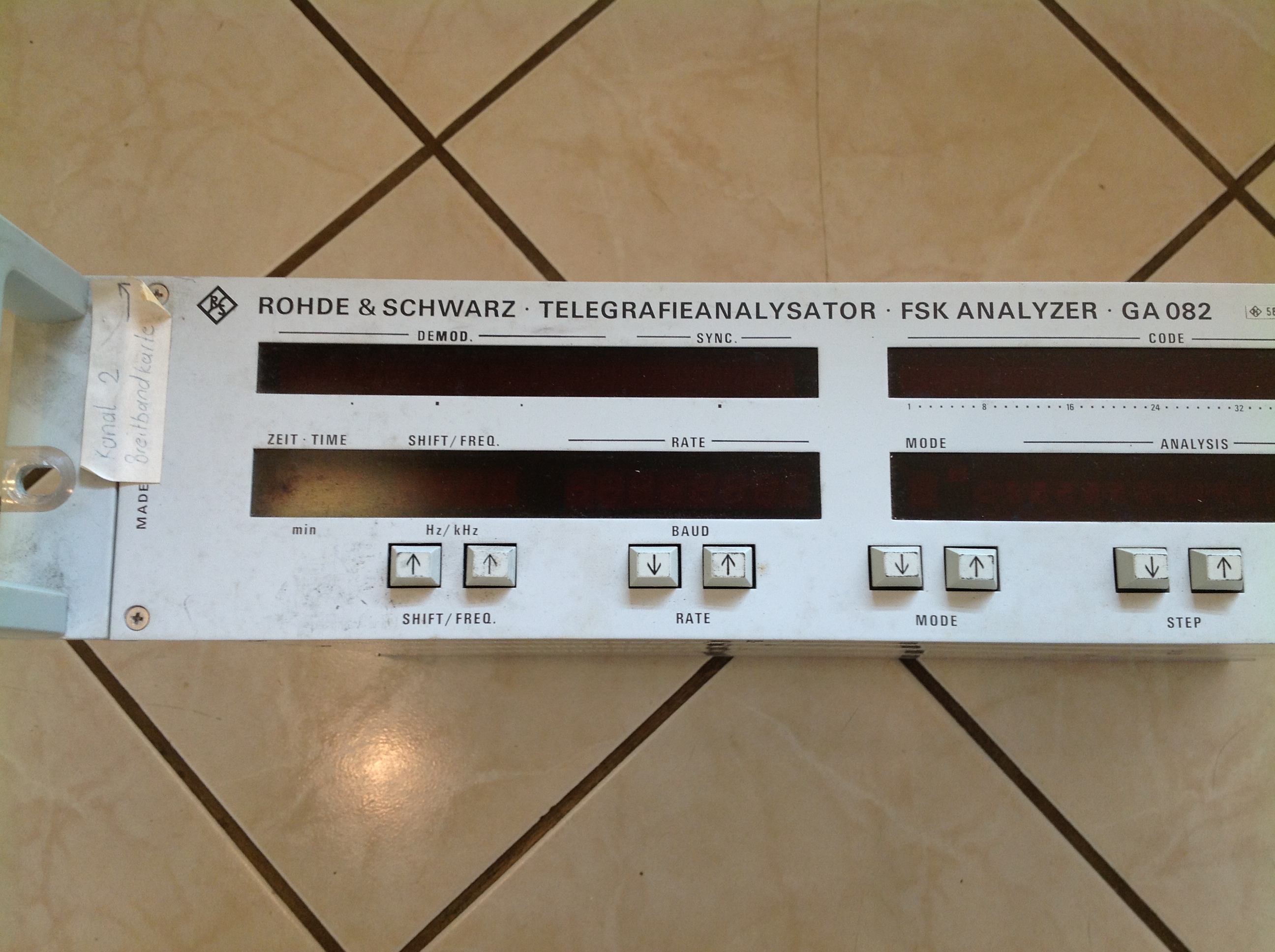 Rohde & Schwarz Telegraphieanalysator - FSK Analyser GA 082