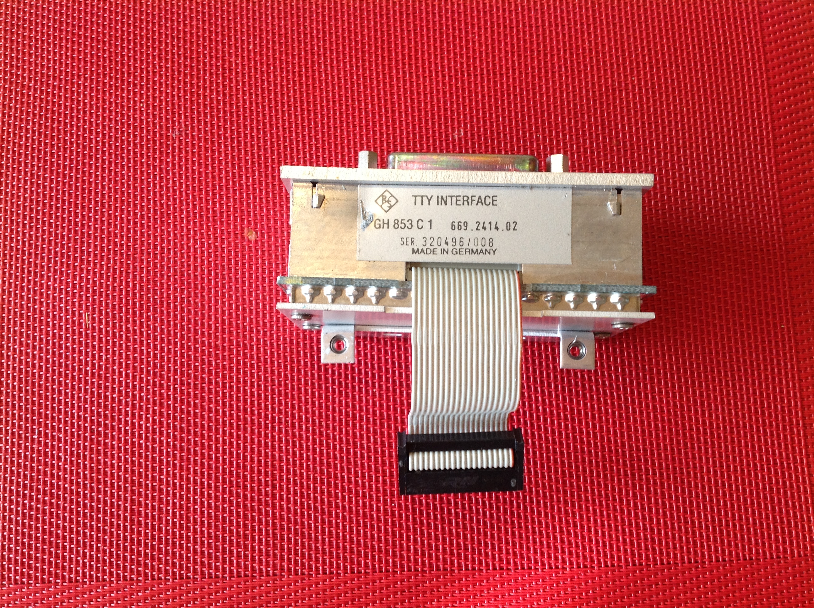 Rohde & Schwarz Sender/Empfänger XK 852 C1 TTY Interface GH 853 C1