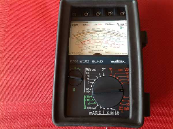 Multimeter-Voltmeter Metrix MX 230