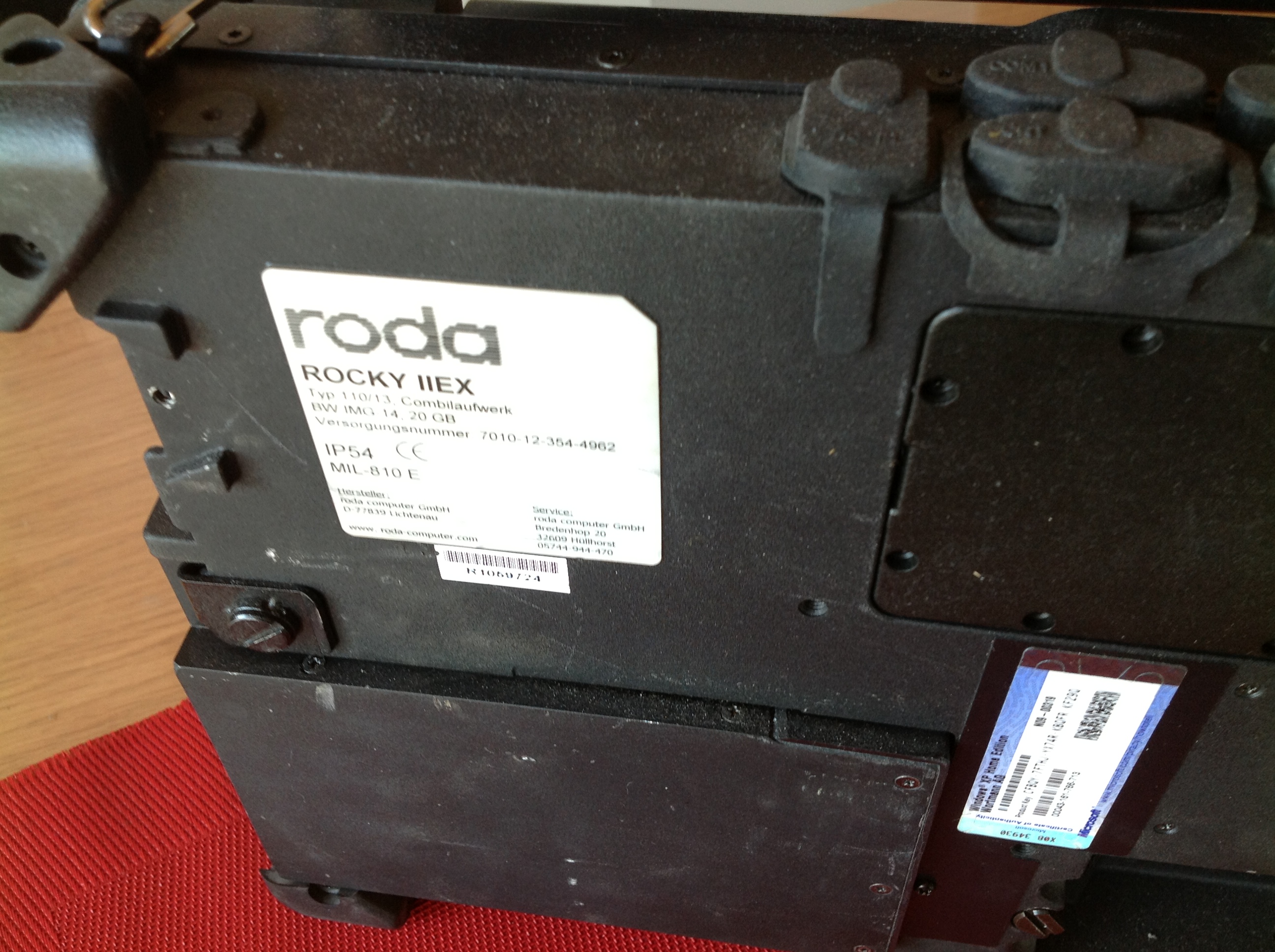 Rocky Roda IIEX Typ 110/13, Combilaufwerk ohne Festplatte und Zubehör