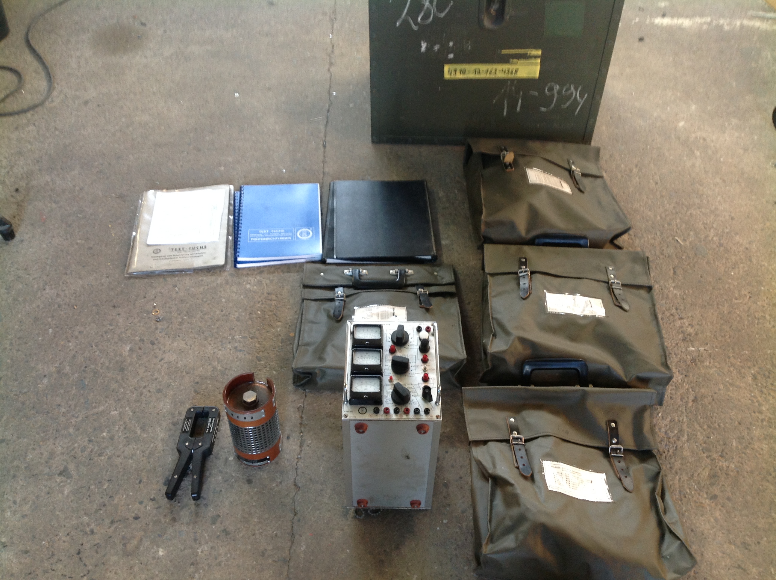 Prüfgerät-Ausstattung RPG 7-9 für Stromerzeugungs-Anlagen in Kettenfahrzeugen