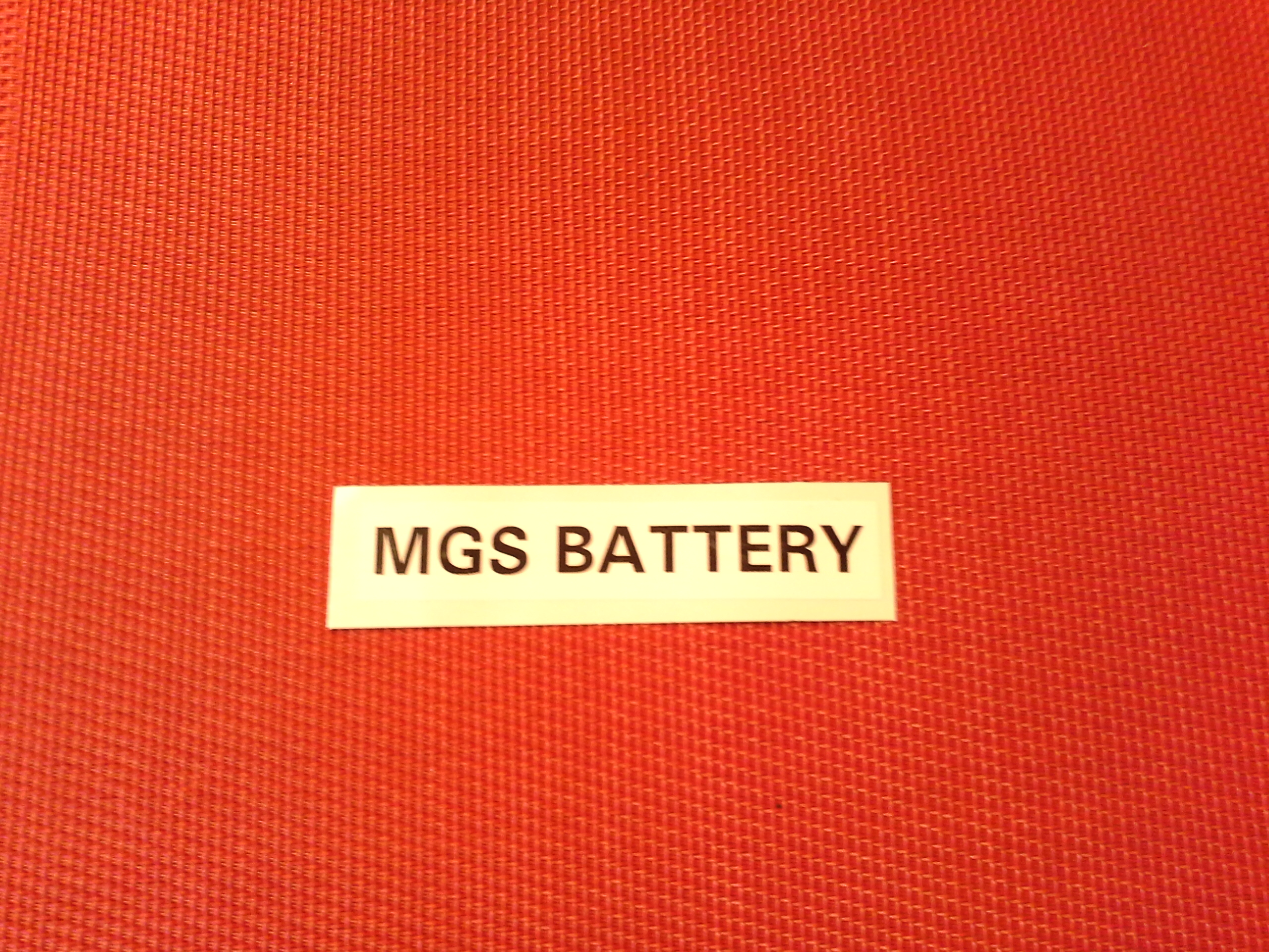 Aufkleber - MGS Battery für Hummer H1