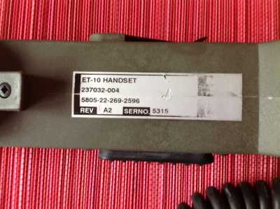 Handset/Handsprechapparat ET-10 mit NF-7 Stecker