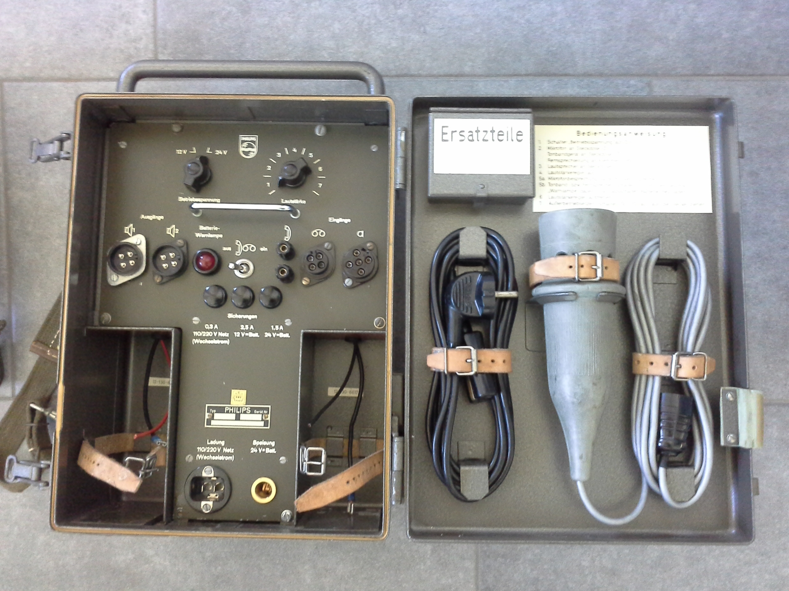 Tragbare Lautsprecherausstattung Philips EL 7122