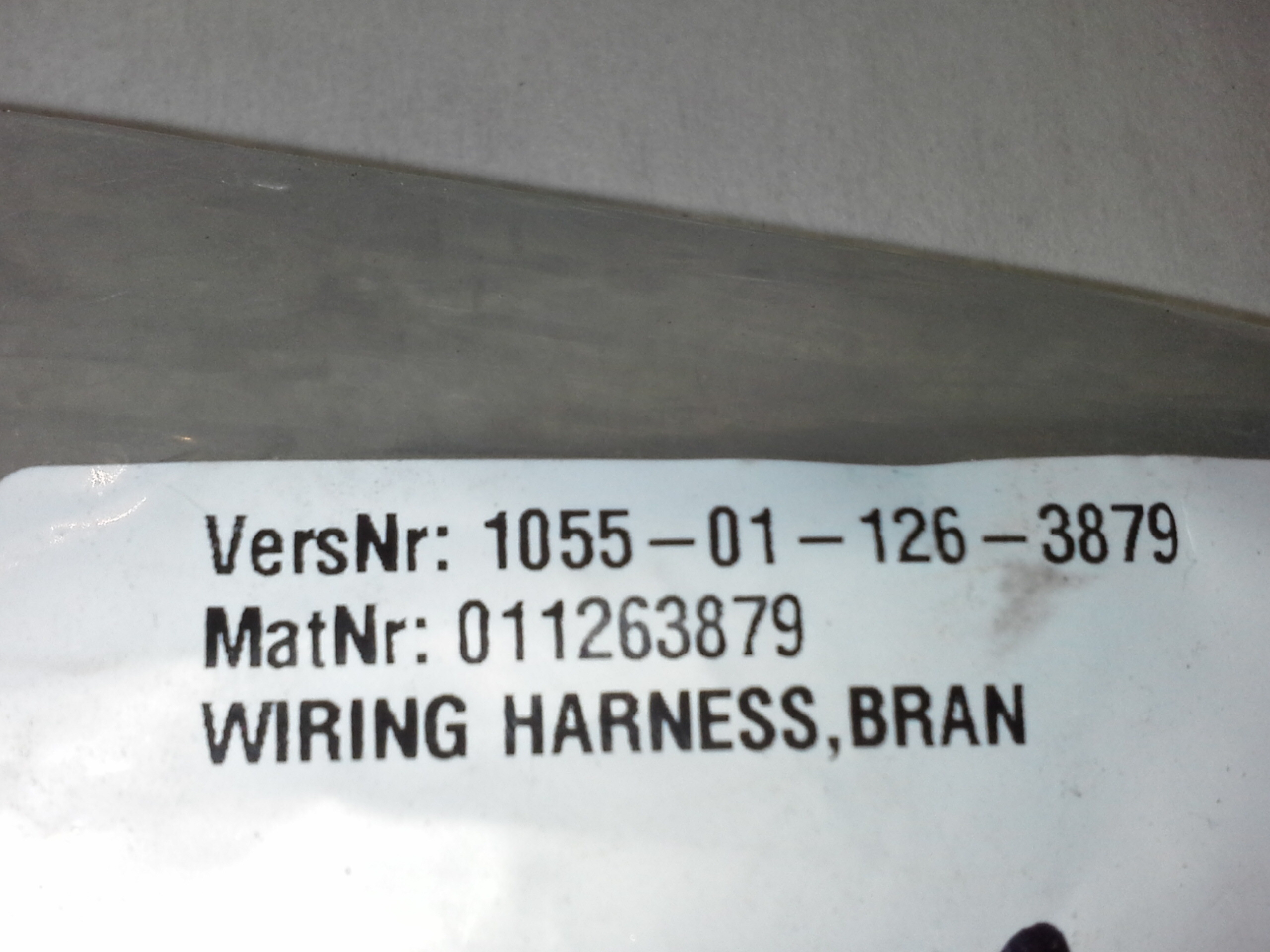 Kabelbaum - Wiring Harness, Bran
