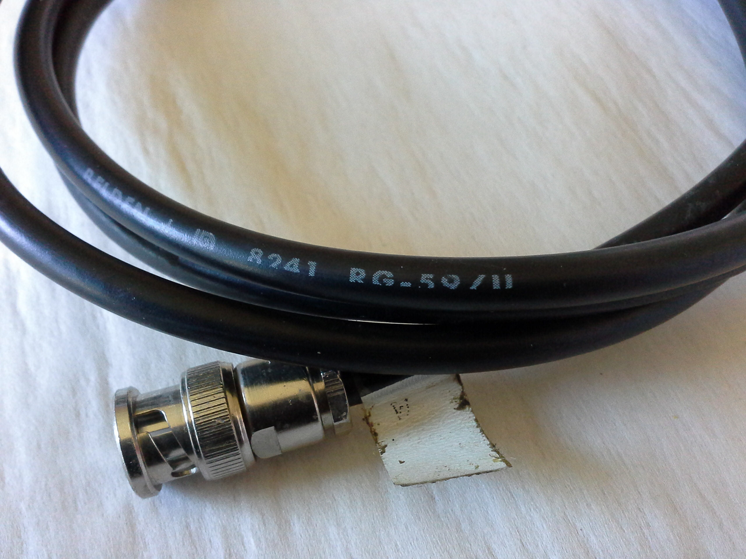 Hochfrequenzkabel RG59/U mit 2 x BNC Crimpstecker Kabel 14