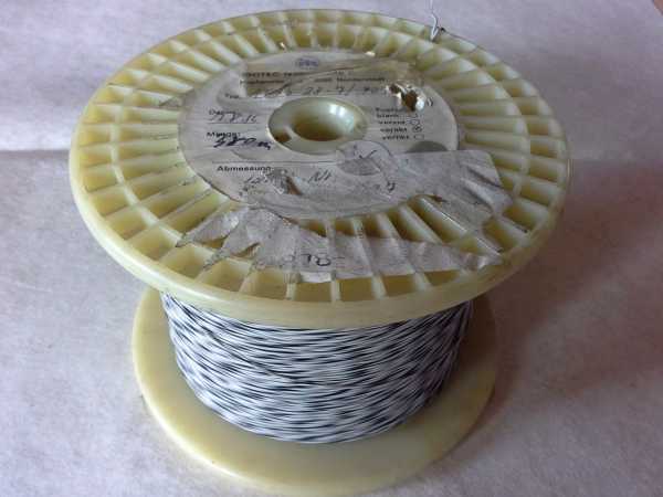 Teflon-Kabel 1,0 mm weiß,schwarz,grau - 380m Länge