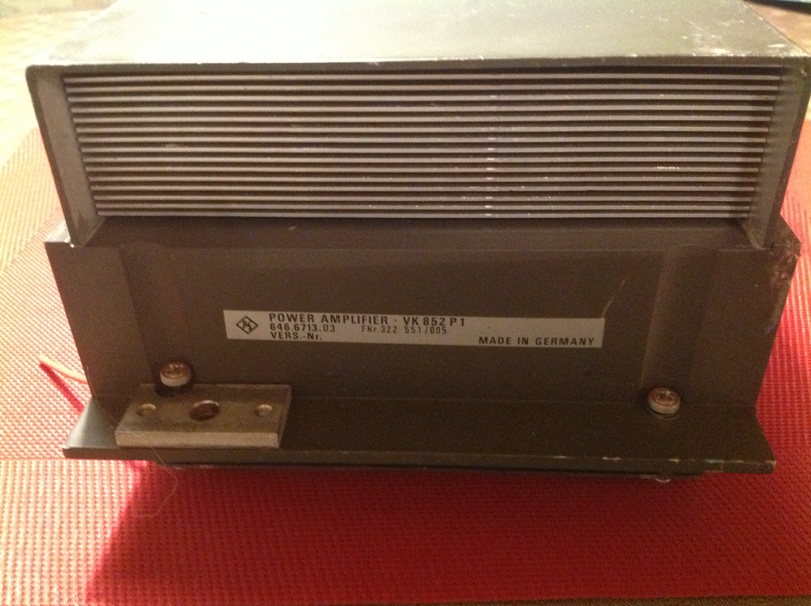 Rohde &amp; Schwarz Power Amplifier VK 852 P1 vom Rohde &amp; Schwarz Sender/Empfänger XK 852 C1
