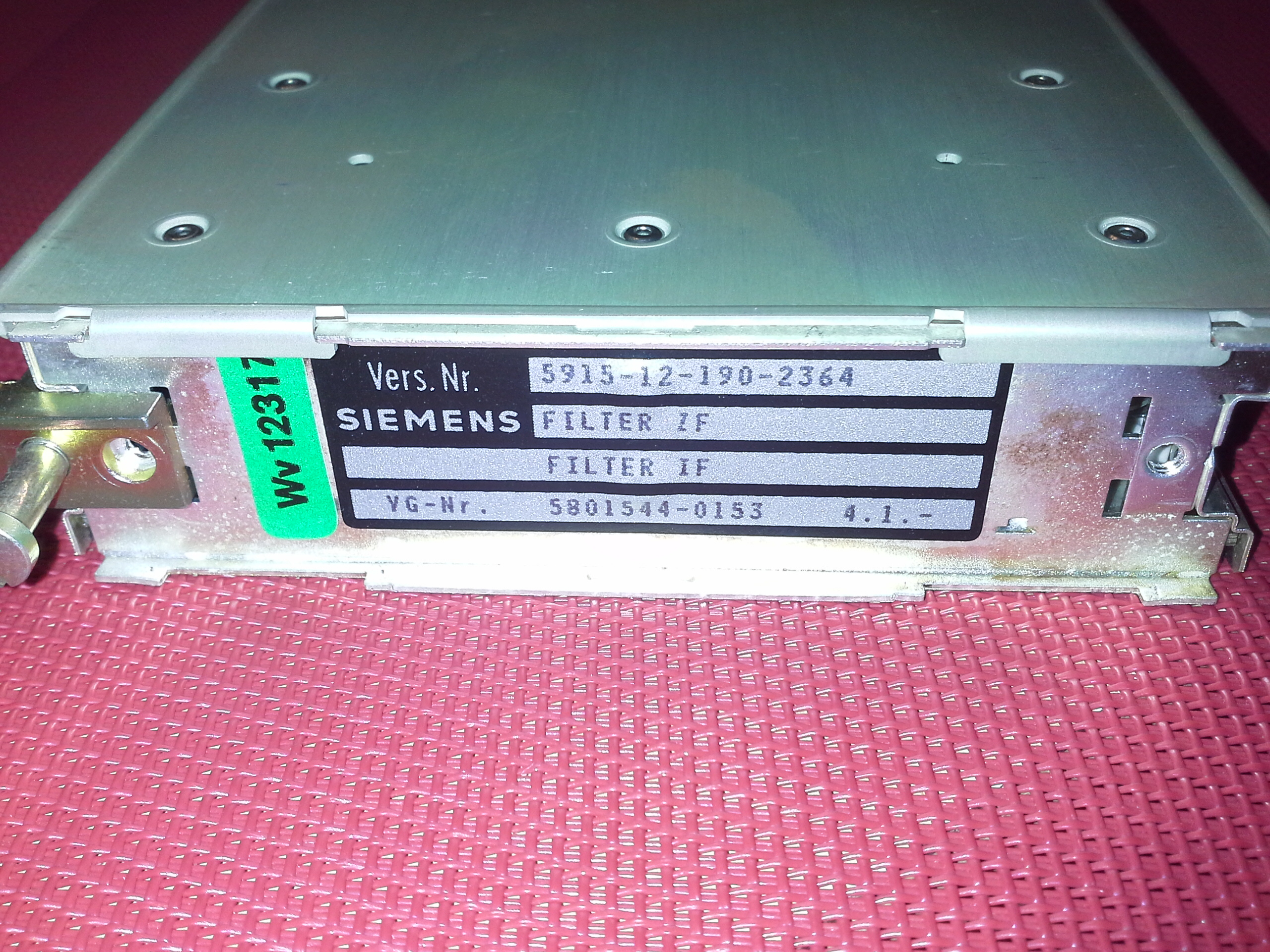 Siemens Filter ZF (Filter IF) 5801544-0153