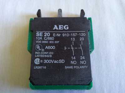 Schalter AEG SE 20 E-Nr. 910-157-120
