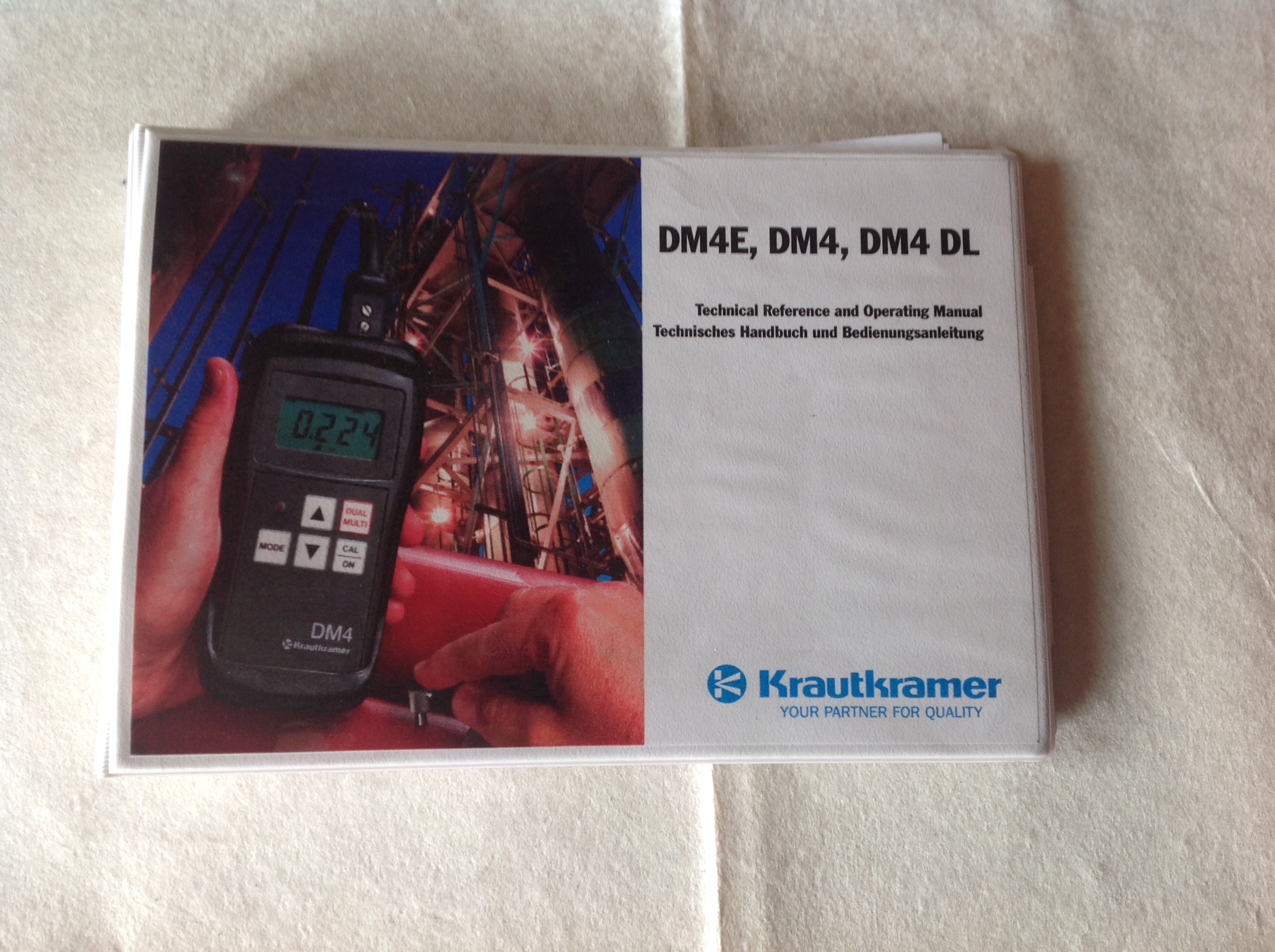Krautkrämer DM4 DL digitale Ultraschall-Dickenmessgeräte