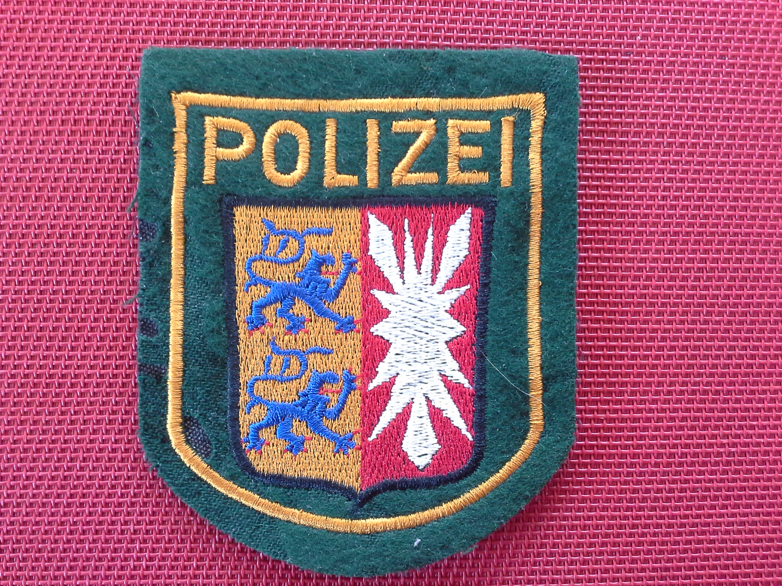 Aufnäher Polizei Schleswig-Holstein (alt)