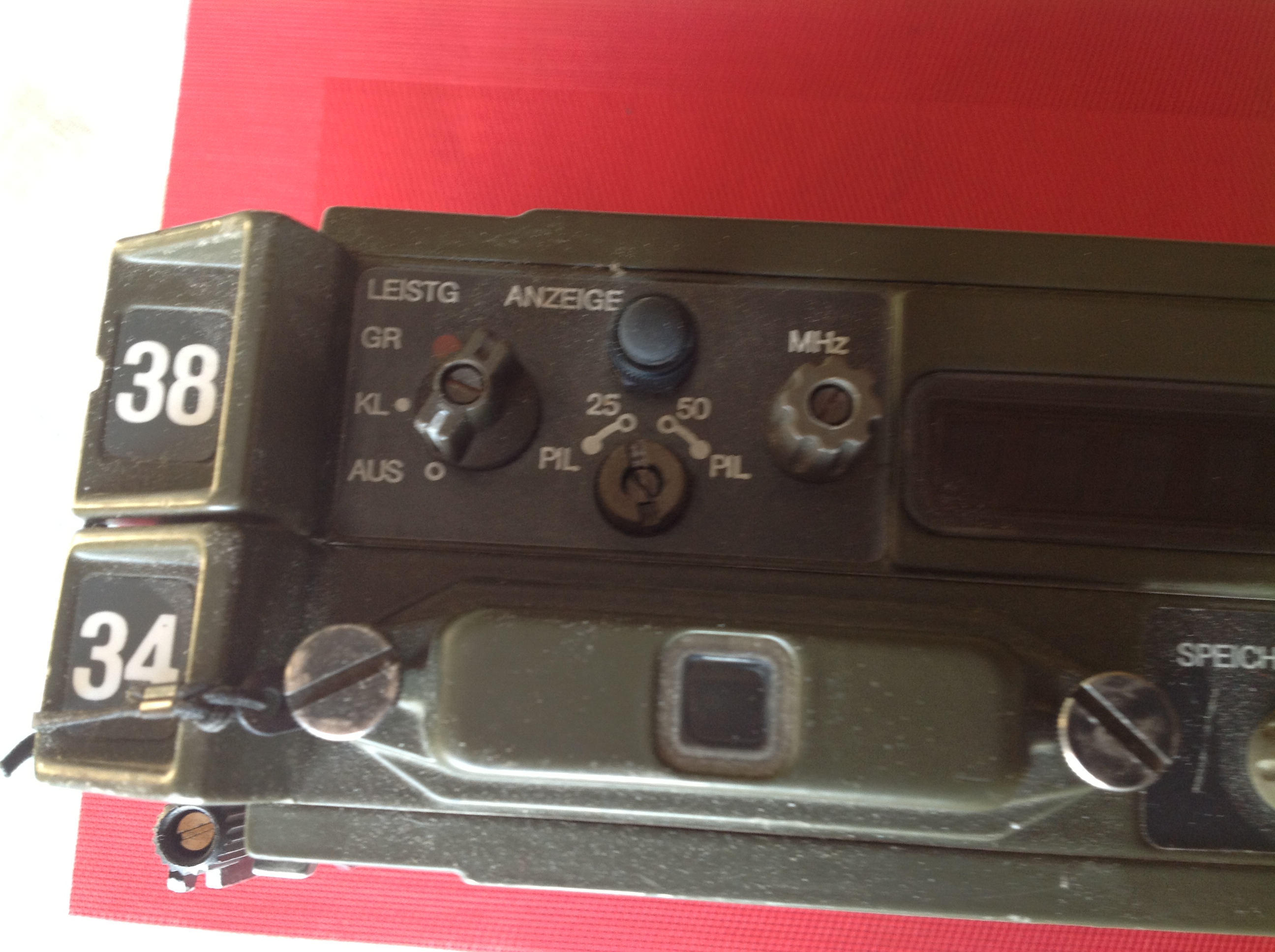 Funkgerät SEM 80 A/VHF mit Steckrahmen A/VHF-ST 80