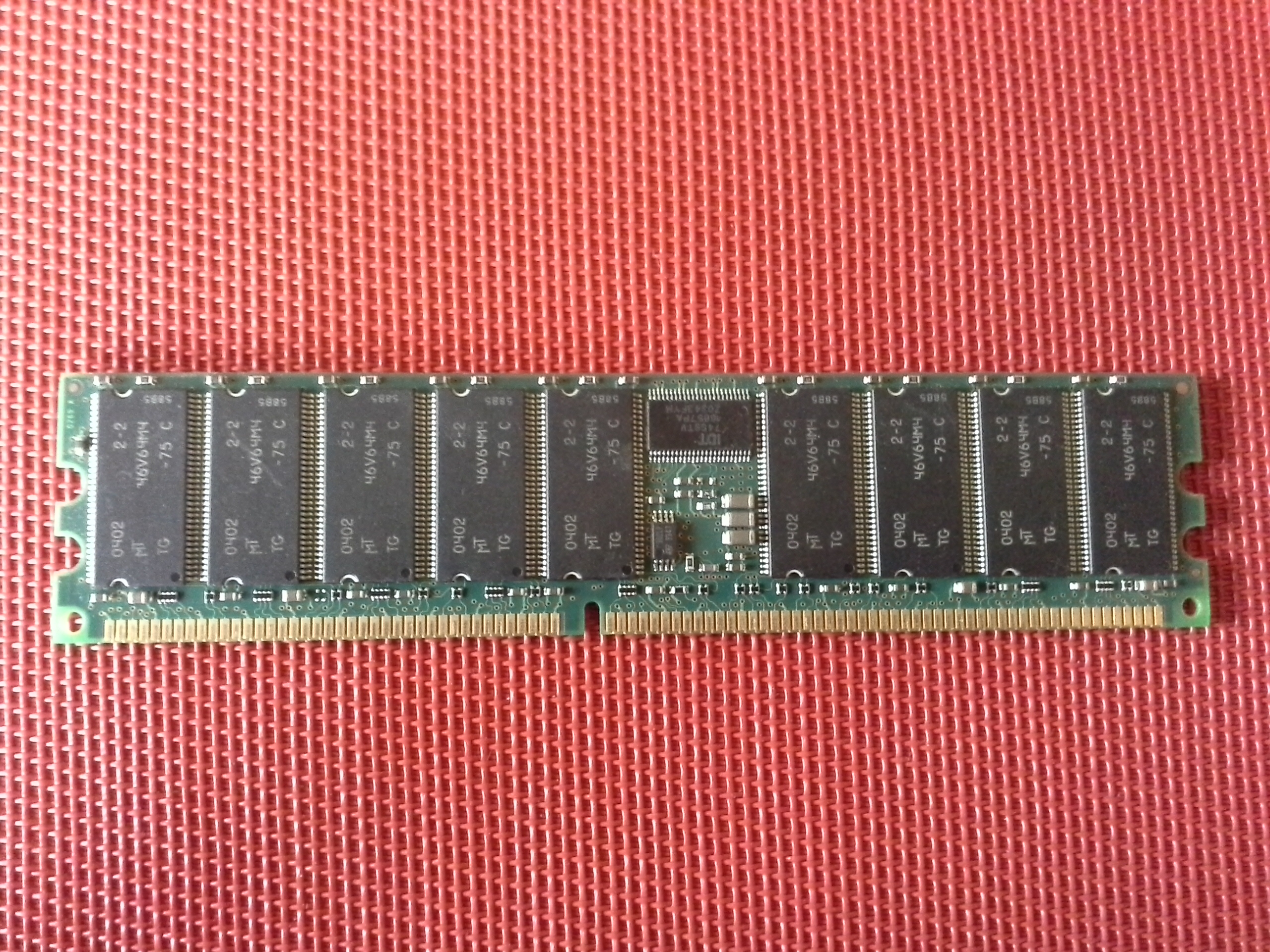 MT Micron 512MB PC2100R-25331-Z DDR-266MHz