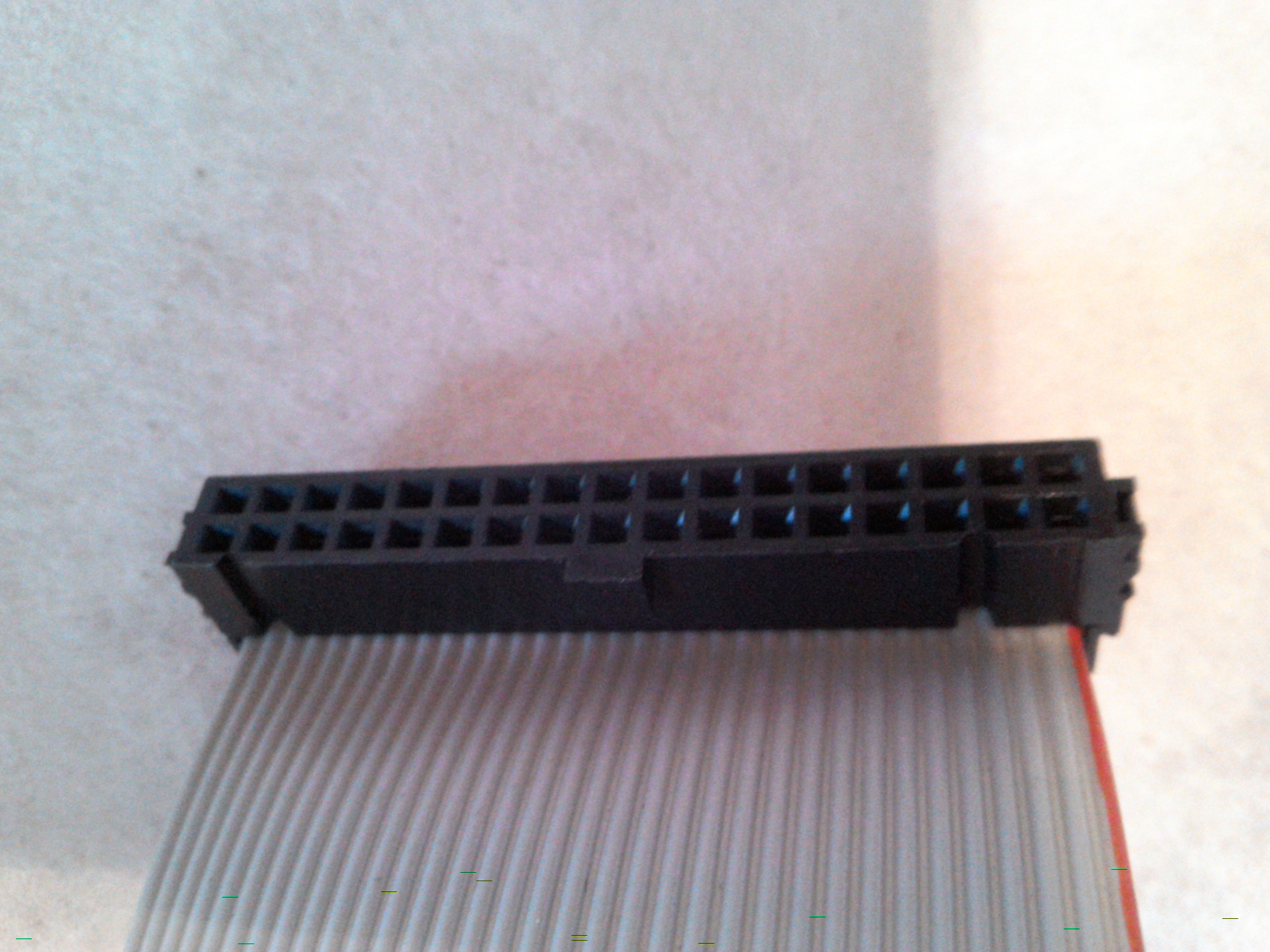 Flachbandkabel 2G-KY105A-01 REV.A03 mit 1 x 36-Pol.Stecker und 1 x 34-Pol.Stecker und 1 x 2-Pol.Stecker