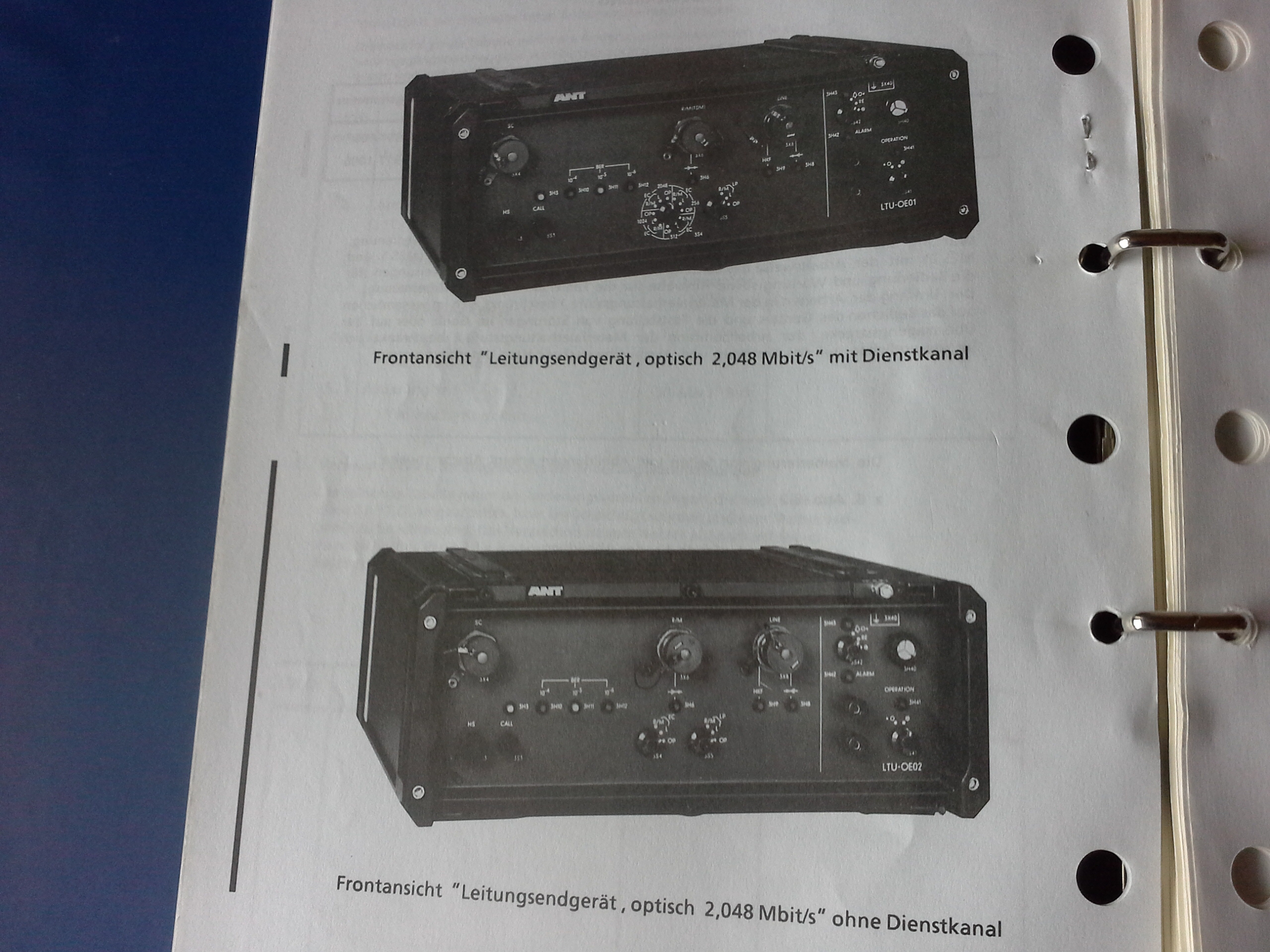 ANT Bosch Telecom, GAF T.O. 31R2-2SIE5-2, Technisches Handbuch, Leitungsendgerät, Optisch, 2,048 Mbit/s