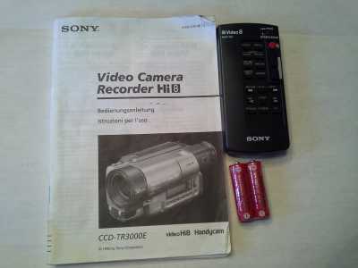 Sony Video Camera Recorder Hi8 CCD-TR3000E