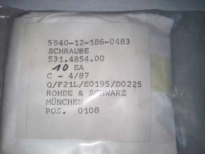 Rohde &amp; Schwarz Klemmschraube M8 x 16