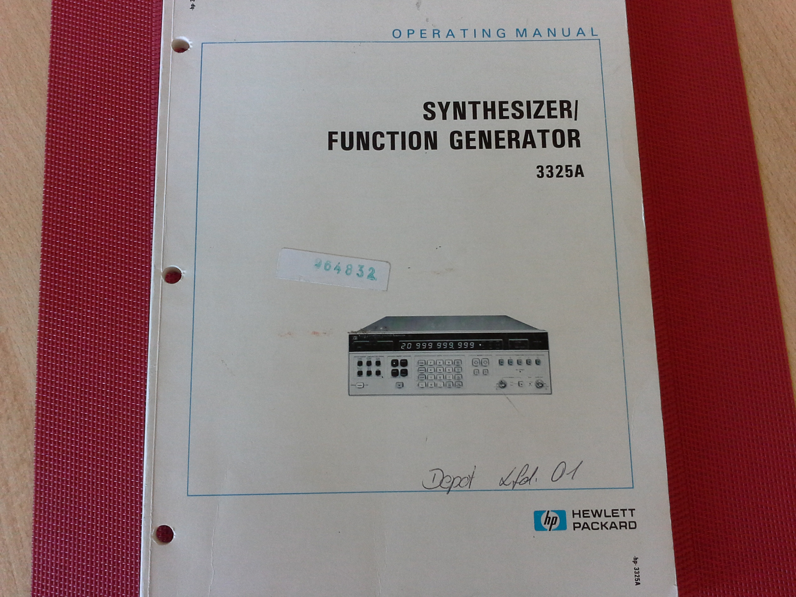 Hewlett Packard 3325A Synthesizer-Funktionsgenerator