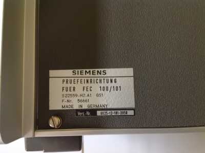 Siemens Prüfeinrichtung für FEC 100/101