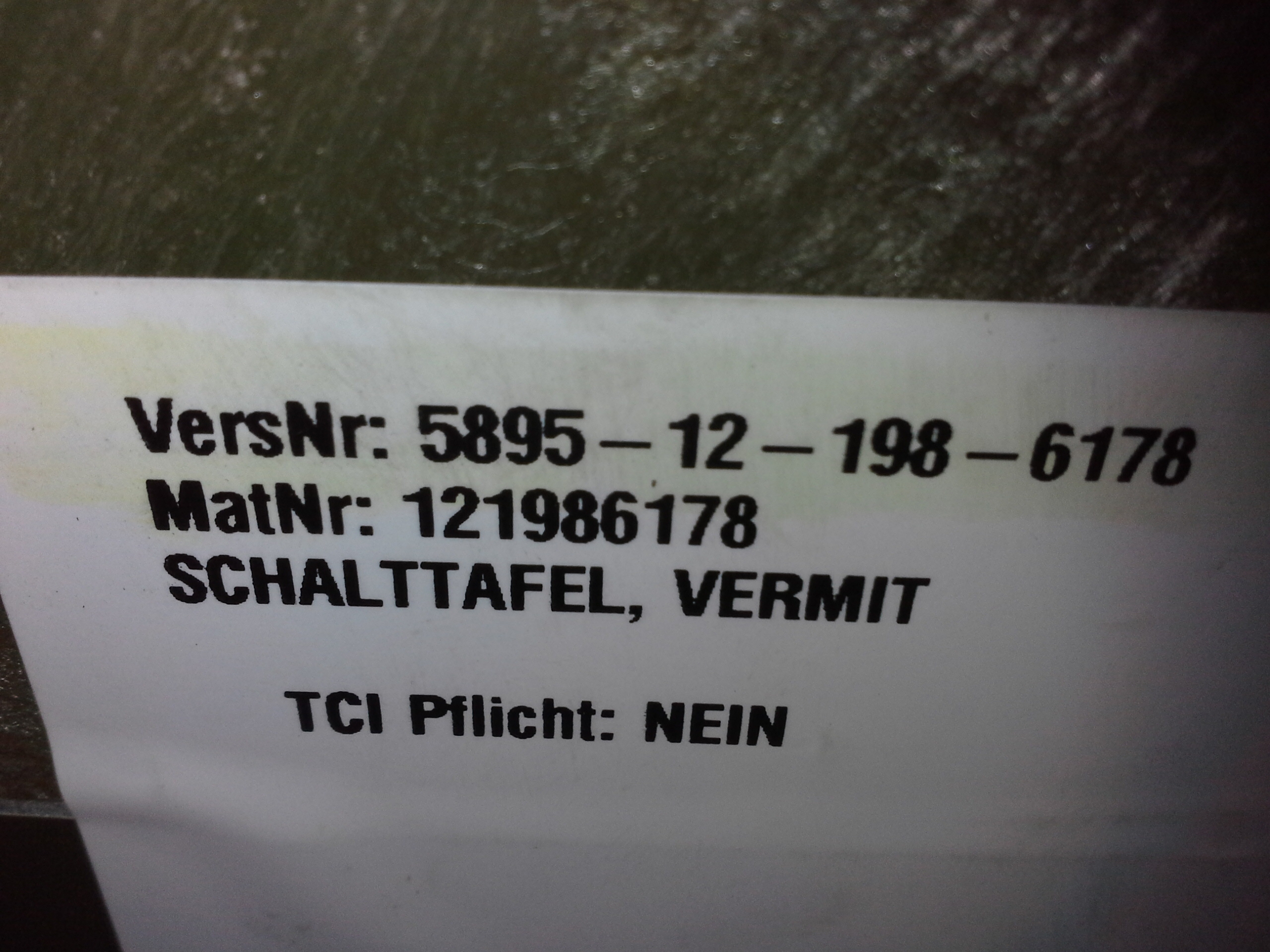 Siemens Frontplatte Schalttafel Vermittlung 5801549-4110