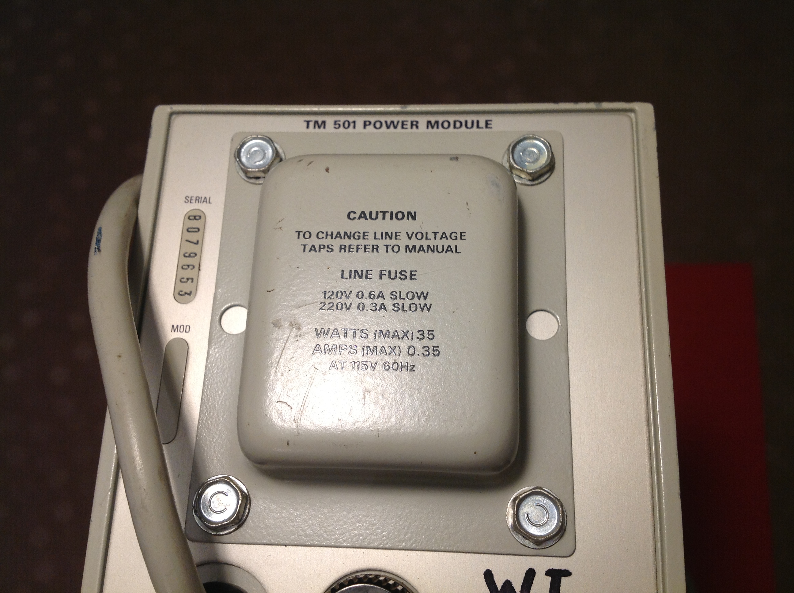 Tektronix TM 501 Power Modul/Stromversorgungseinheit