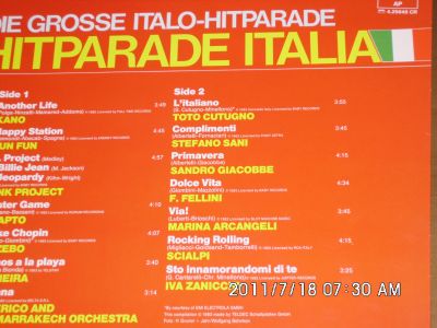 Die grosse Italo-Hitparade