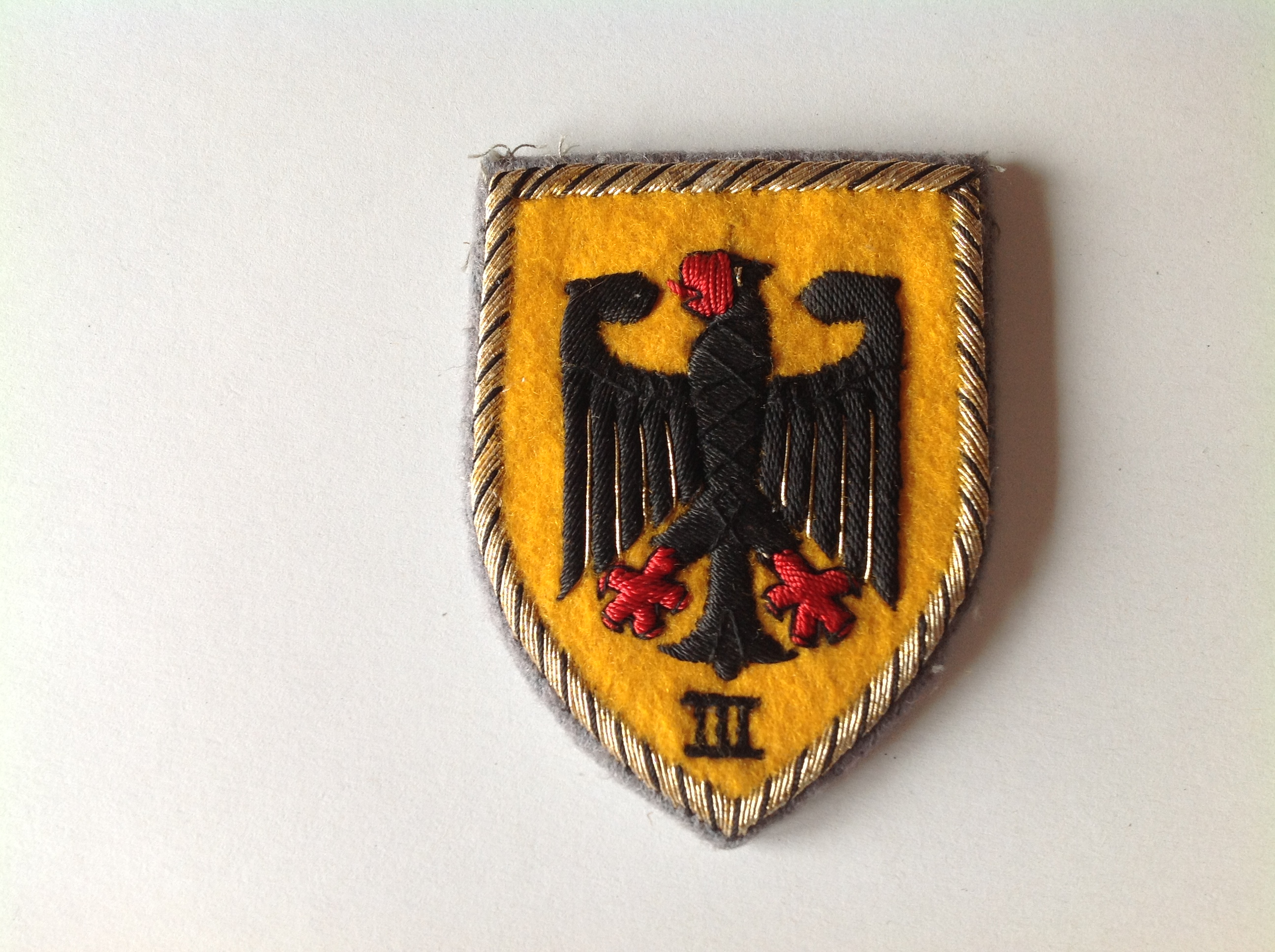 Abzeichen, Heer, Deutschland, III Korps, altes Abzeichen, Koblenz