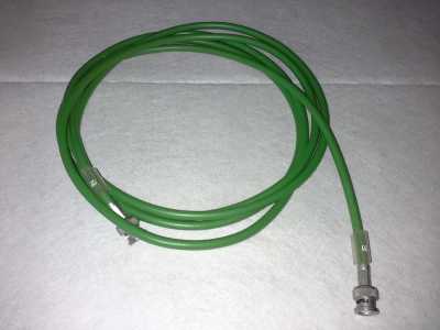 Video Koaxial Kabel 0,6/3,7 grün - 75 Ohm Länge 2,8m