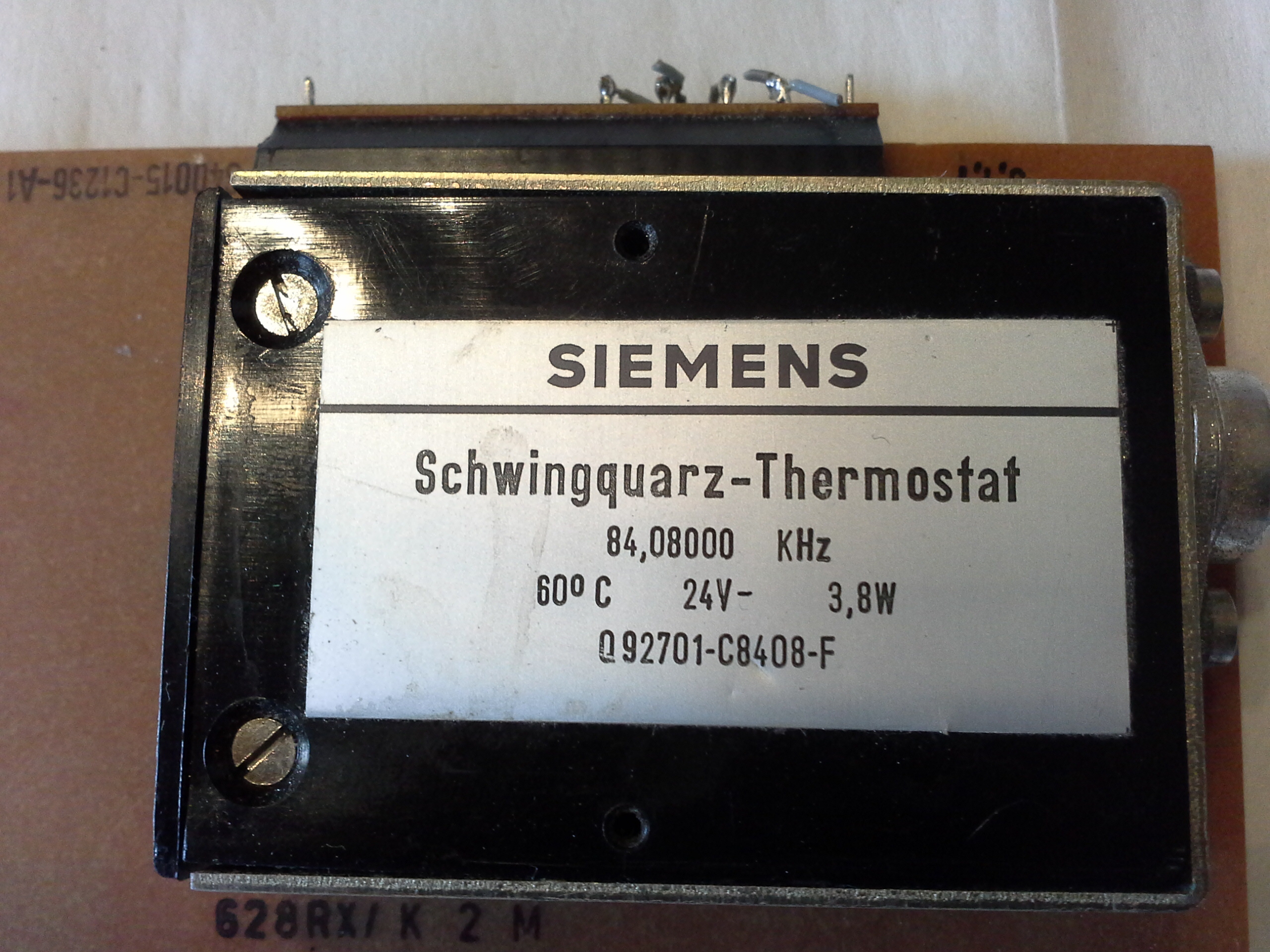 Siemens Schwingquarz-Thermostat 84,080 KHz