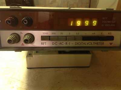 RFT VEB Digitalvoltmeter G-1001.500