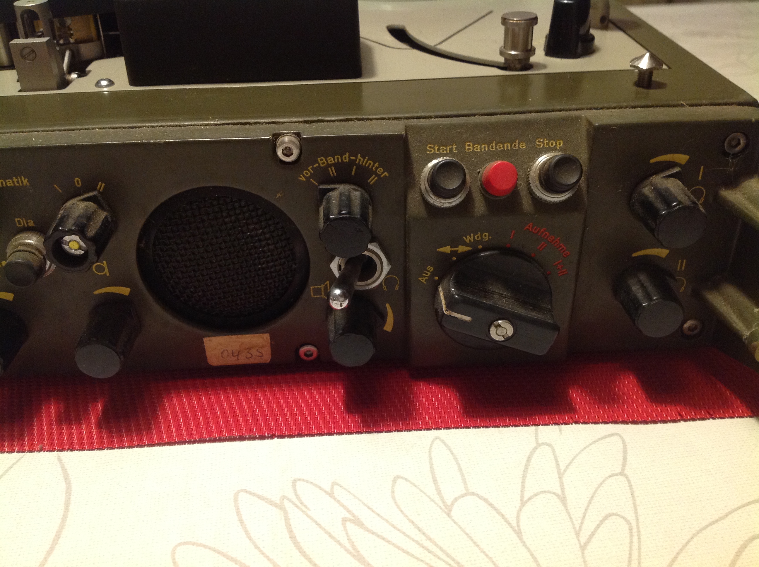 Telefunken Magnetophon 36 Tonschreiber - Aufzeichnungsgerät Telefunken Magnetophon 36 Tonschreiber - Aufzeichnungsgerät