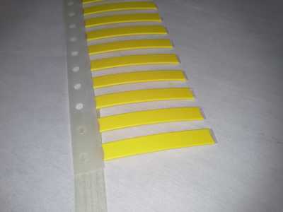 Raychem Markierungshülsen gelb 8 x 50 mm