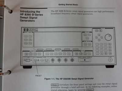 Hewlett Packard Swept Signal Generator HP 8360 B-Series