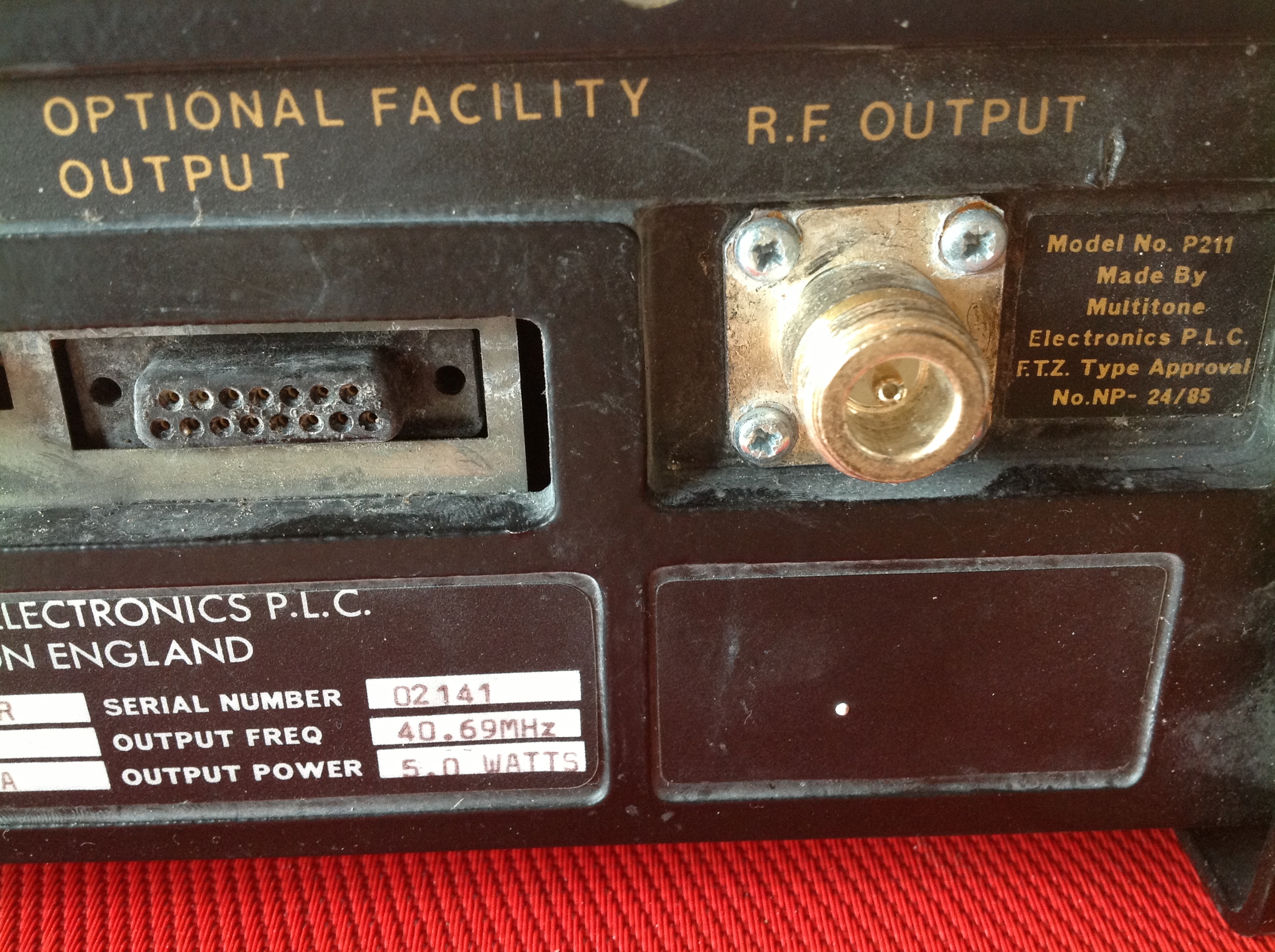 Multitone Electronics P2 11 HF-Transceiver,Transmitter, Sender