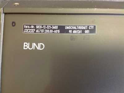 Sender - Empfänger, Umschaltgerät CTY 250 ANT 2 x 2 MBit