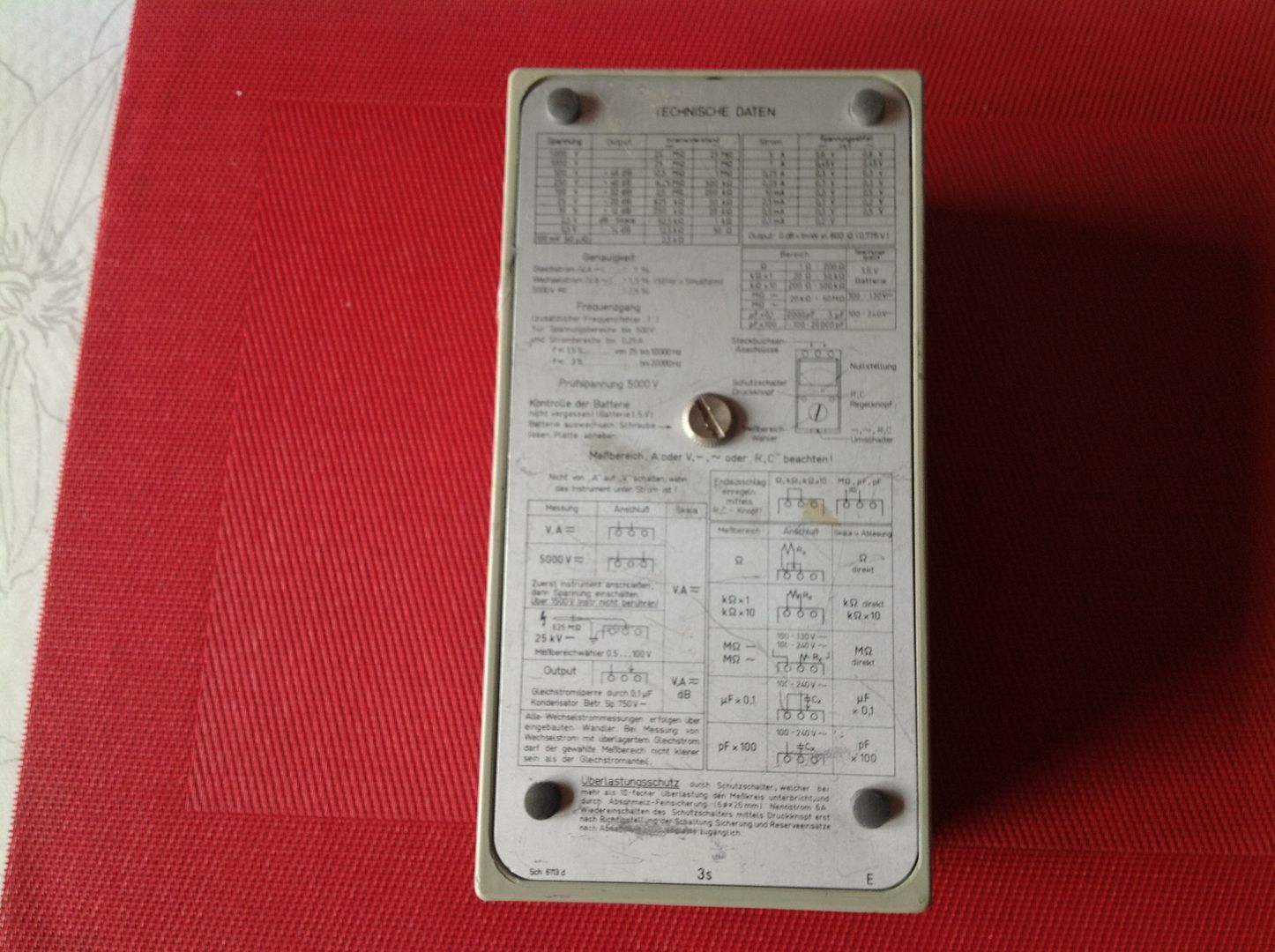 Multimeter Metrawatt Unigor 3s Multimeter Metrawatt Unigor 3s