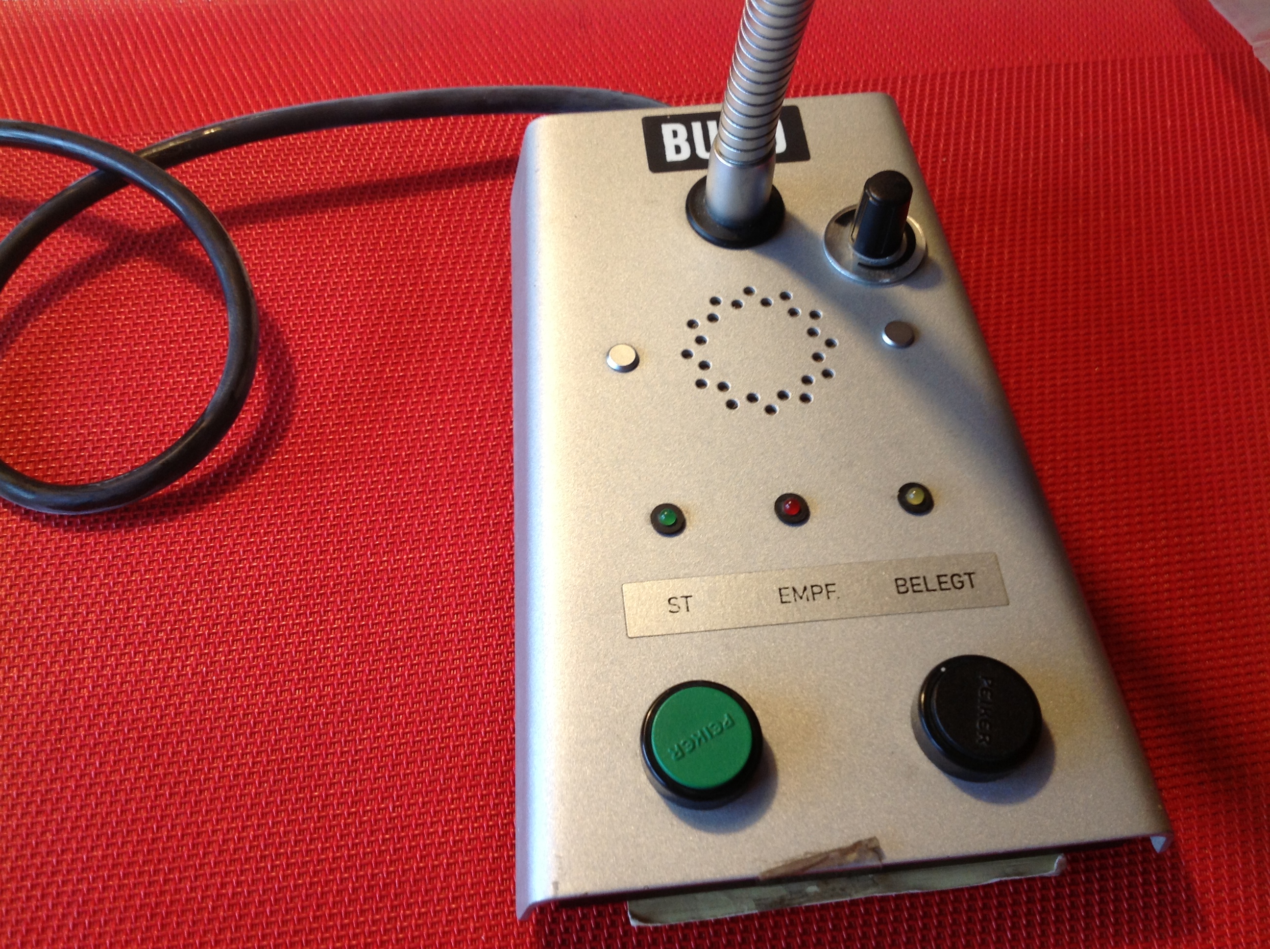 Lautsprecher - Mikrophon Typ BST 217-S mit NF-10 Stecker