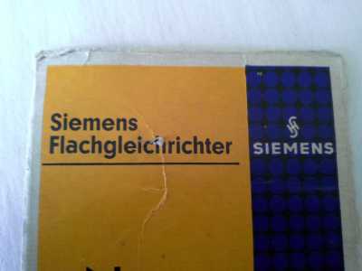Siemens Flachgleichrichter E125-C100-F1066