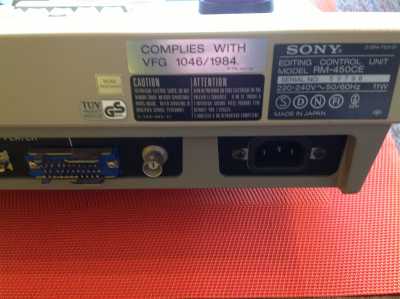 Sony RM-450 CE Edition Control Unit, Schnittstelleneinheit