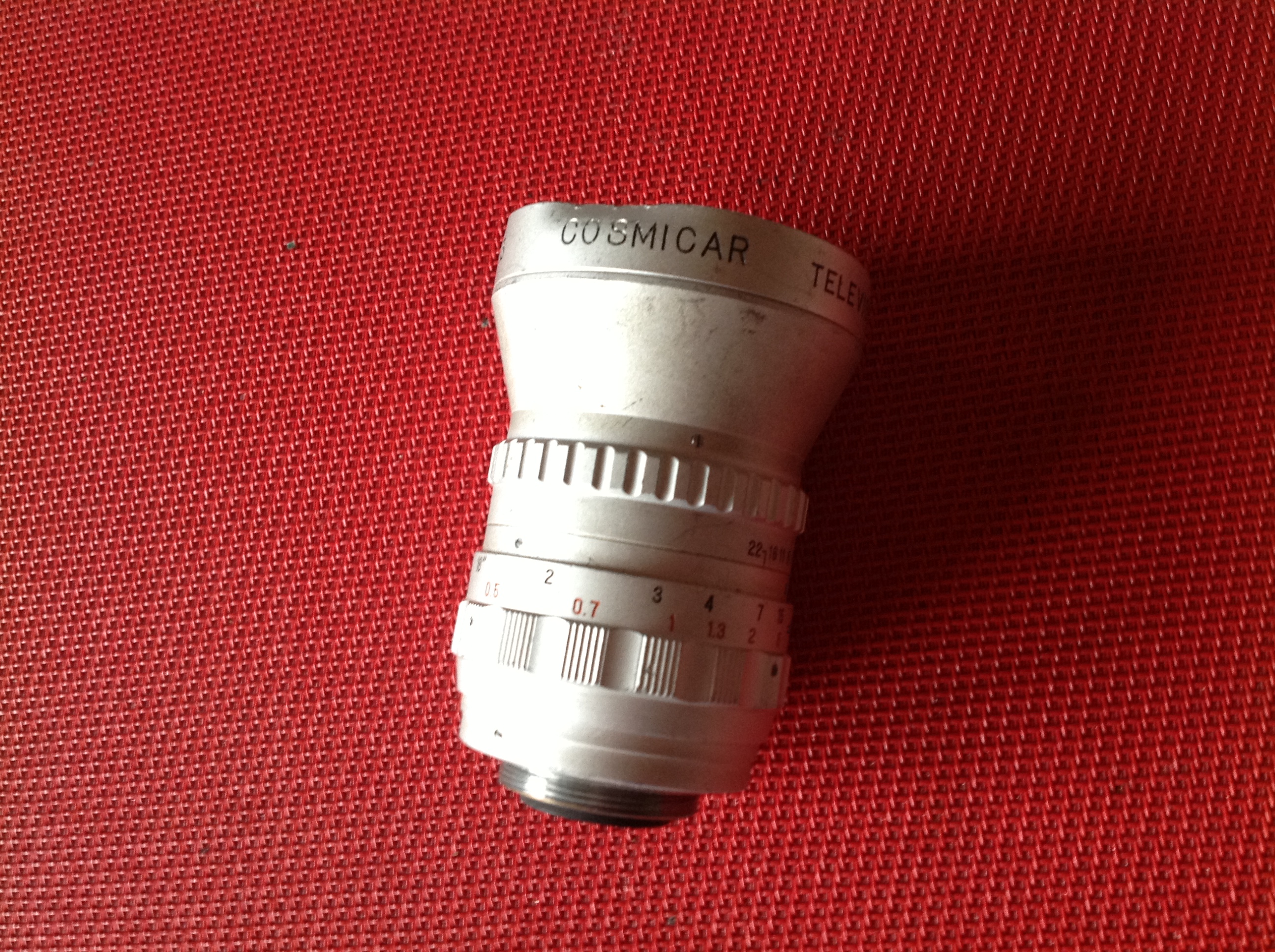 Cosmicar, Kameraobjektiv, Television Lens, 12,5 mm, 1:1.4